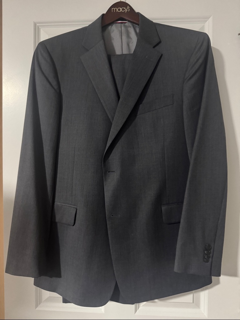 Tommy Hilfiger Dark Gray Men's Suit